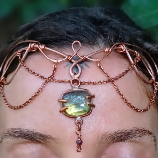 Producto - Tiara con labradorita