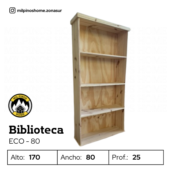 Producto - BIBLIOTECA ECO 80