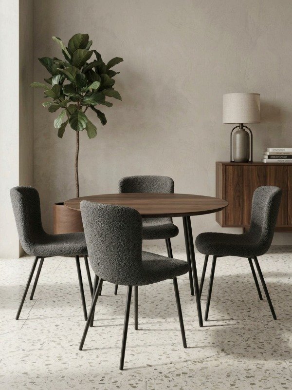 Producto - SILLA ECLIPSE BOUCLE / Gris Oscuro - 2