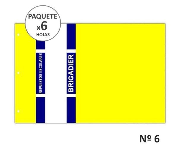 Producto - REP 6 DIBUJO BRIGADIER COLOR