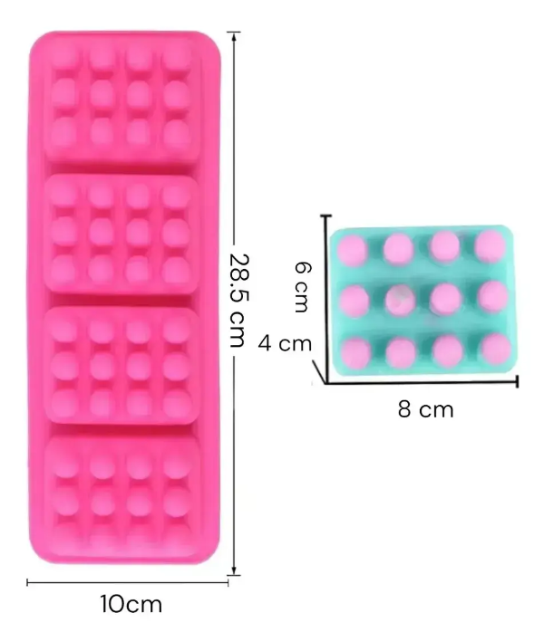 Producto - Molde Silicona masajeador rectangular - 2