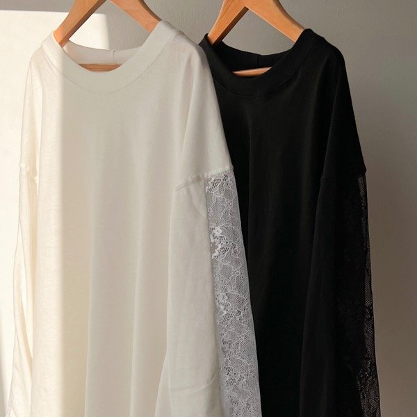 Producto - Remera manga larga - Lace Sleeve Top - 5