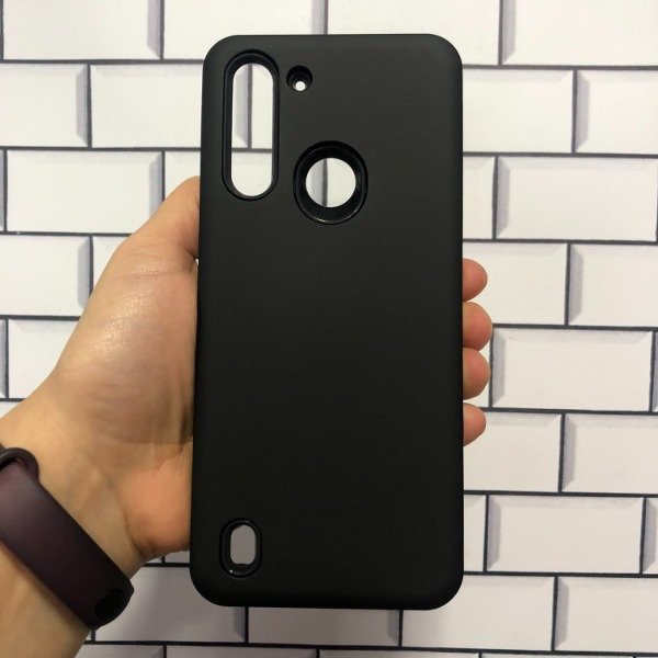 Producto - Funda Motorola G8 Power Lite Alto Impacto Negra