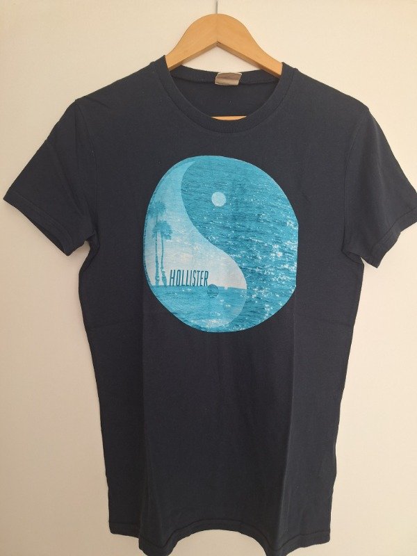 Producto - Remera amplia azul Hollister