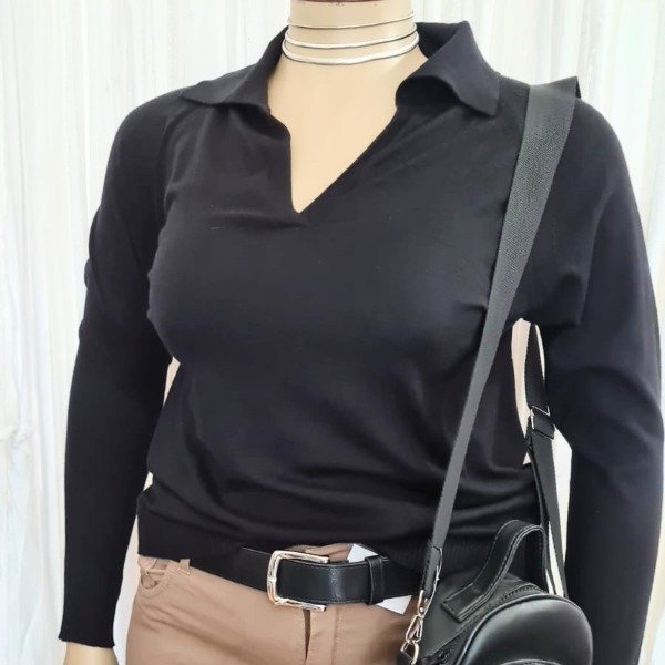 Producto - Sweater cuello chomba