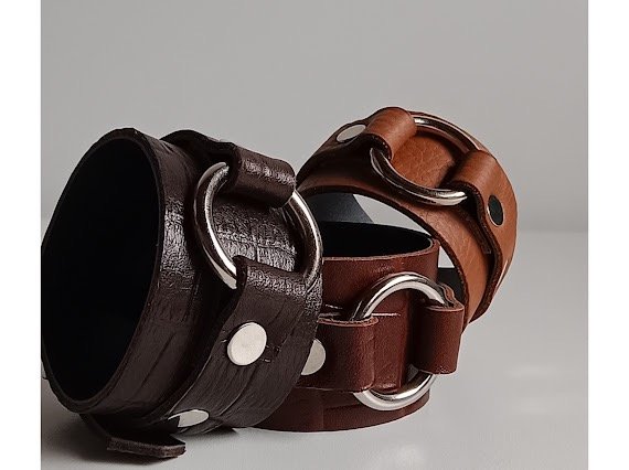 Producto - Brazalete Ruda habano croco