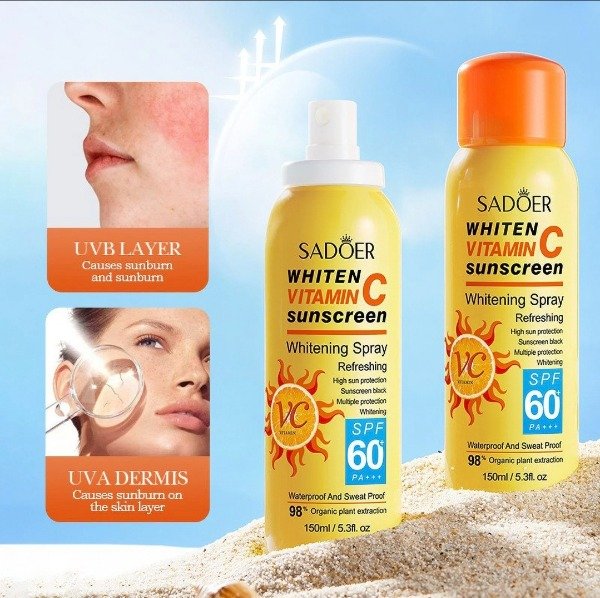Producto - Protector solar Vit C Sadoer x2u
