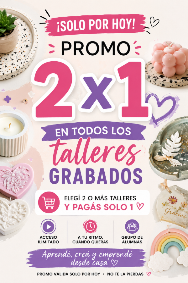 Producto - Promo 2 x 1 en Talleres Grabados