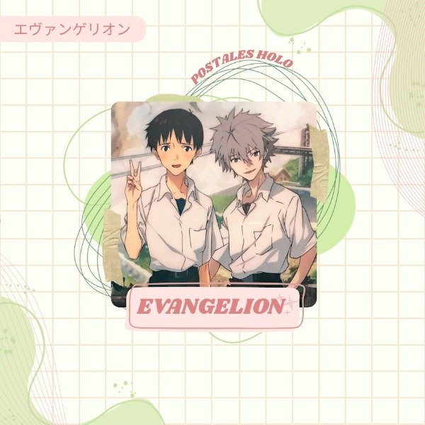 Producto - Evangelion // Postales holográficas