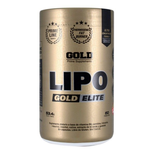 Producto - Lipo Gold Elite 60 Caps Gold Nutrition Sin Tacc