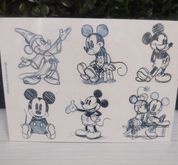 Producto - Tatuajes temporales MICKEY x1 plancha