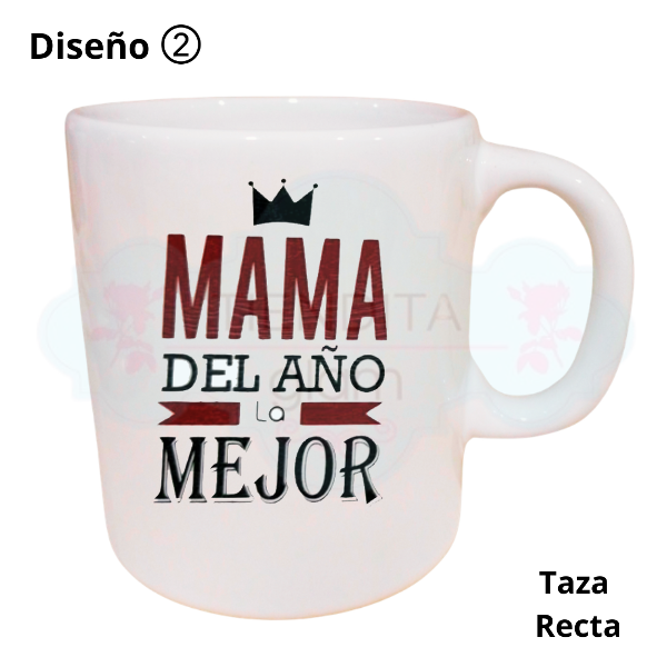 Producto - TAZAS DECO BLANCAS DISEÑO FRASES MAMÁ - 8