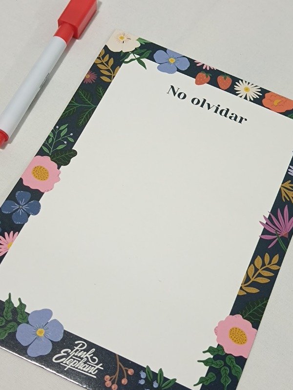 Producto - Anotador magnético flores