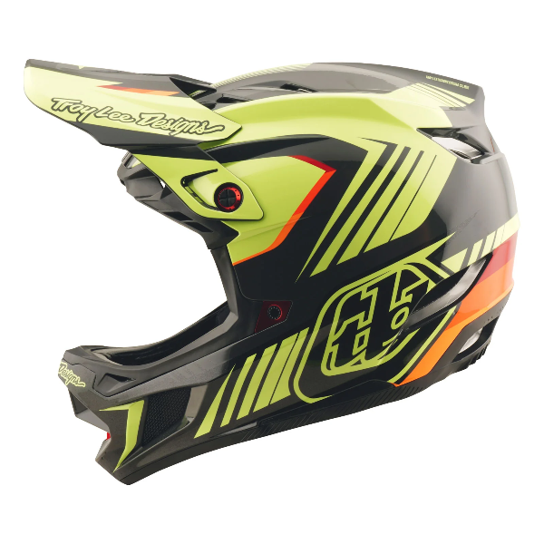 Producto - CASCO TROY LEE DESIGNS POLIACRILITA D4 QUALIFER NEGRO / AMARILLO E500