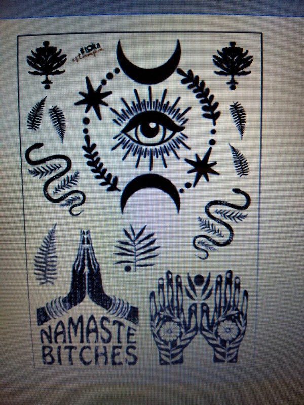 Producto - Termotransferibles 20x29cm Místico #2