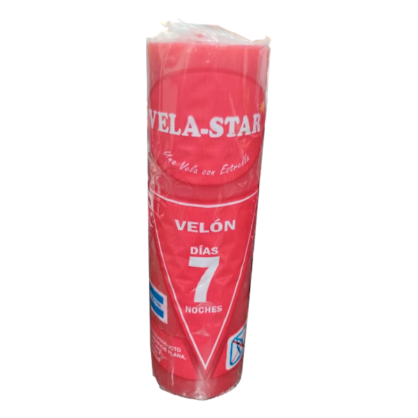 Producto - VELÓN VELA-STAR 7 DIAS ROJO