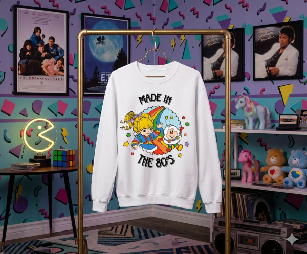Producto - Buzo Frisa Rainbow Made in the 80s Blanco
