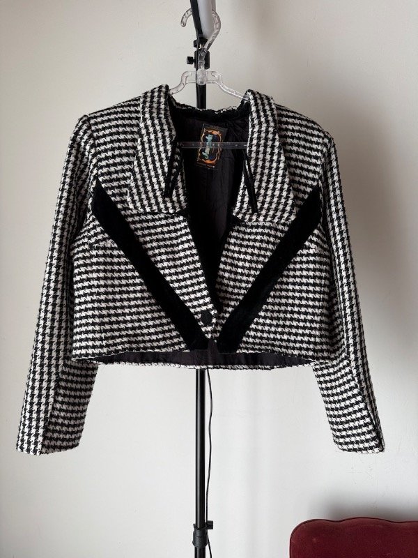 Producto - Chaqueta Crop pied de poule