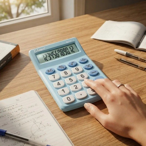 Producto - Calculadora Kenko KK 5133 12 CELESTE - 3