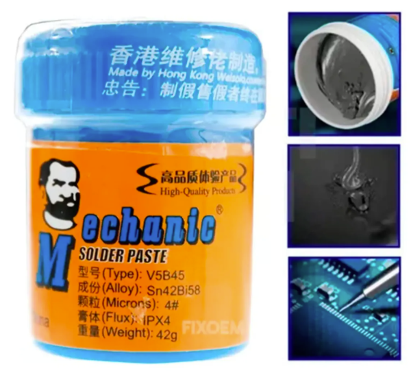 Producto - Estaño en pasta Mechanic v5b45 42g 138