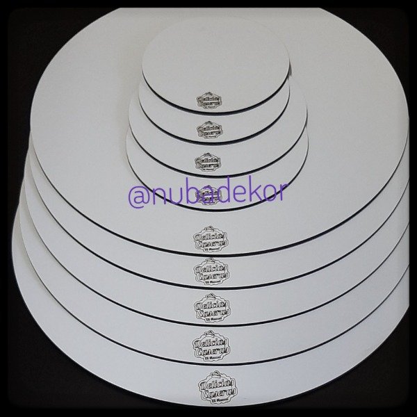 Producto - Bases tortas redondas con logo x12u