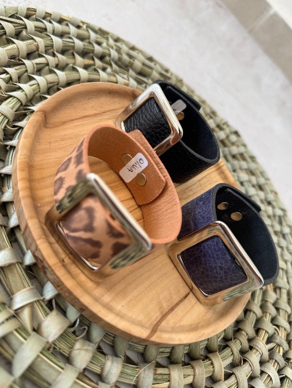 Producto - BRAZALETE OLIVIA (cuero)