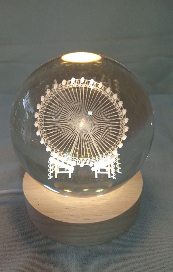 Producto - LAMPARA ESFERA LED - Vuelta al mundo