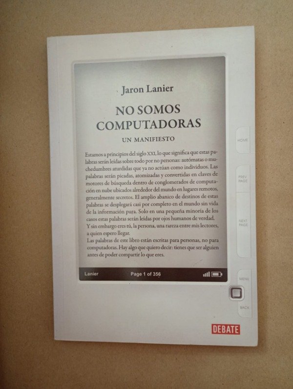 Producto - No somos computadoras - Jaron Lanier - Debate 2012
