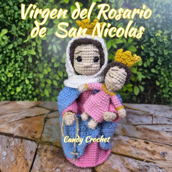 Producto - Virgen Del Rosario De San Nicolas 23 Cm