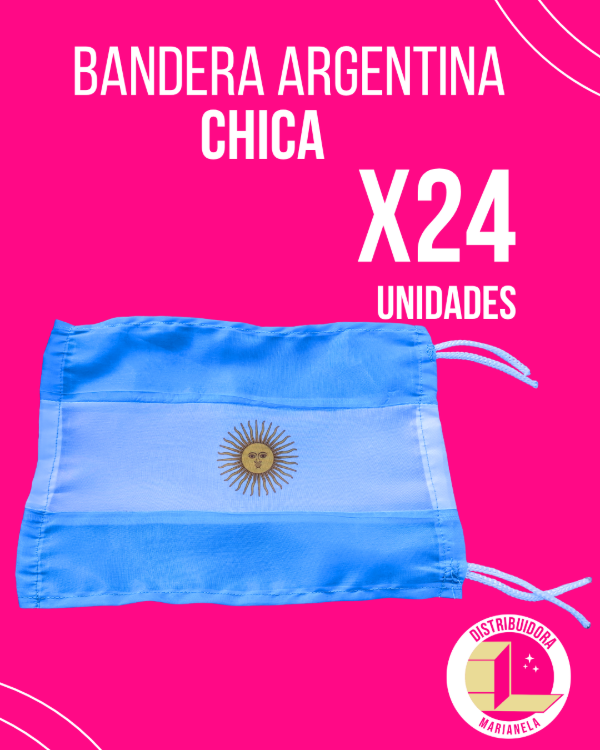 Producto - Bandera Argentina Chica - Pack x24 unidades