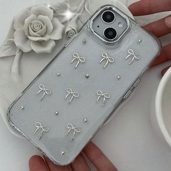 Producto - Case moñito silver
