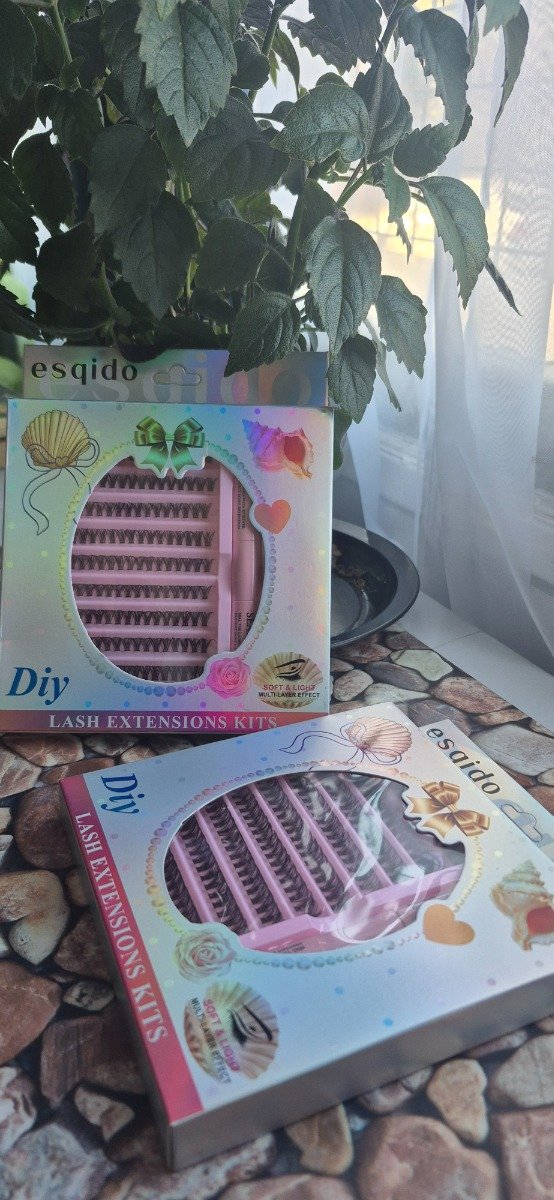 Producto - Pestañas puntoxpunto  kit esqido