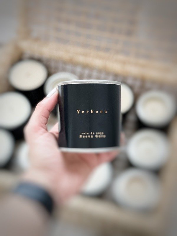 Producto - Vela de cera de soja Verbena