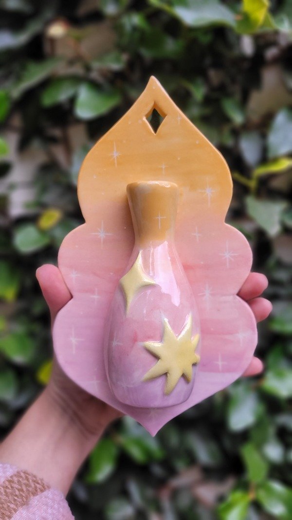 Producto - Anfora Estelar AMANECER. Florero/Difusor de pared