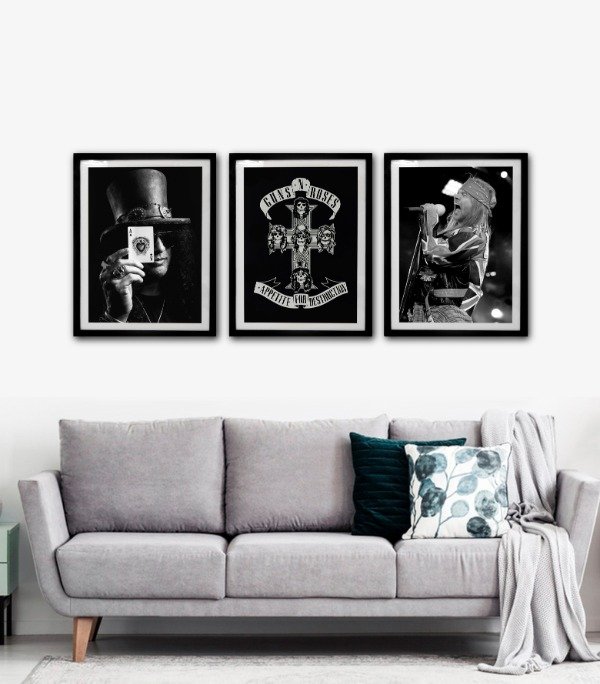 Producto - COMBO GUNS N ROSES 3 CUADROS (Nro 183)