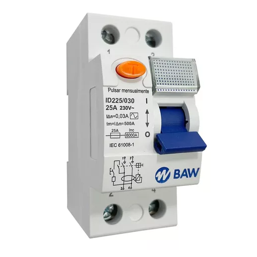 Producto - Disyuntor 2X25A 30mA BAW