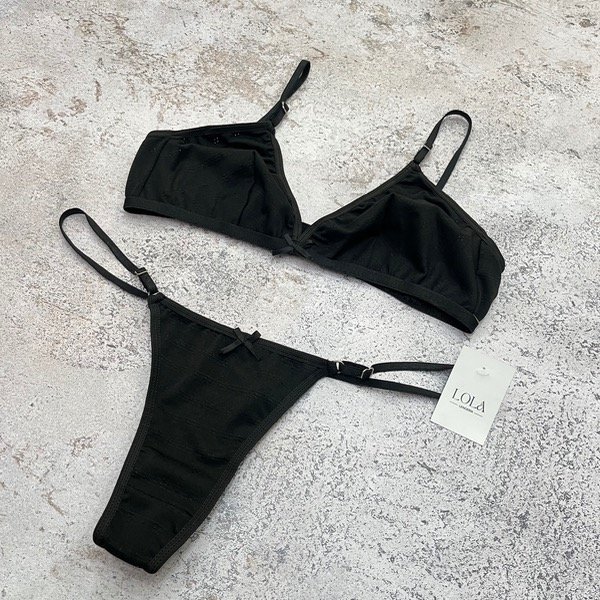 Producto - Conjunto Microfibra Negro