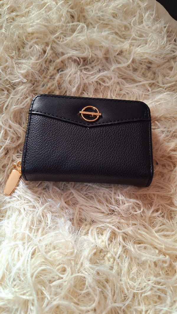 Producto - Tarjetero negro liso