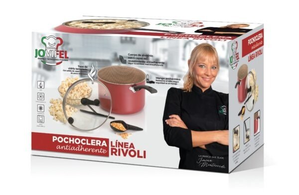 Producto - Pochoclera antiadherente 23cm 7L Jovifel línea Rivoli - 1