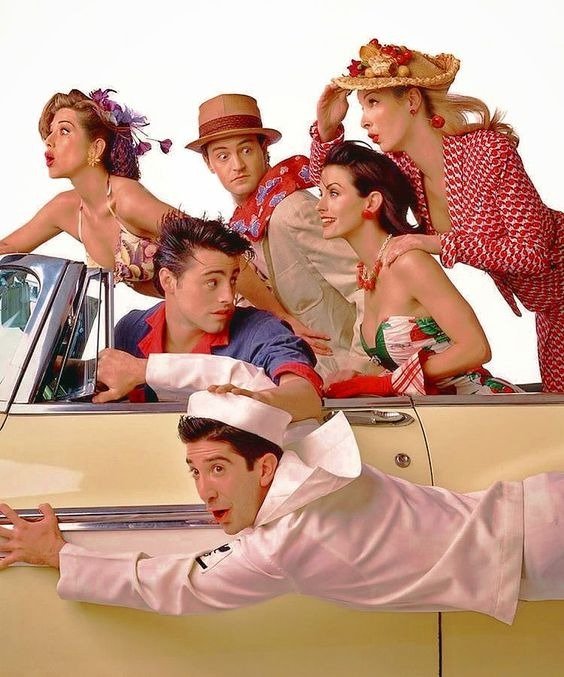 en el auto (Friends)