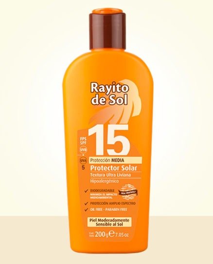 Producto - Protector Solar FPS 15 X 13OG COD 10232
