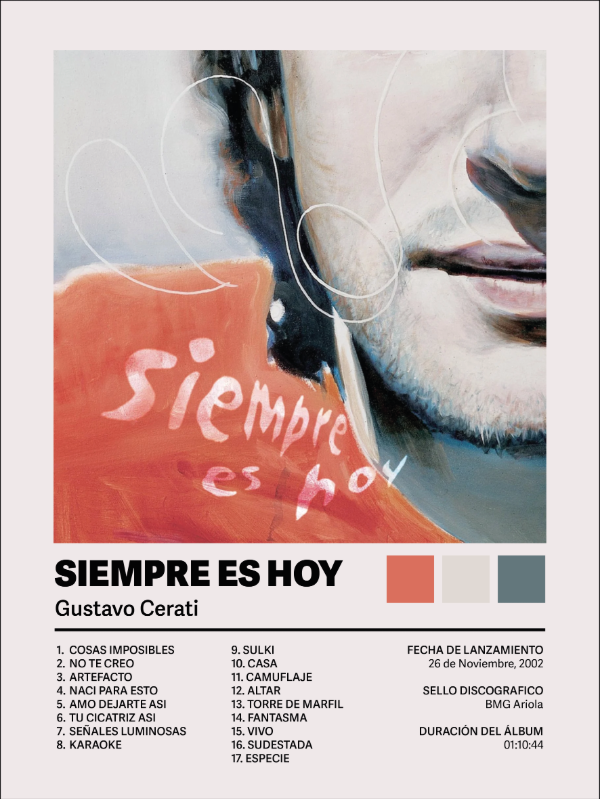 Producto - GUSTAVO CERATI - DISEÑO