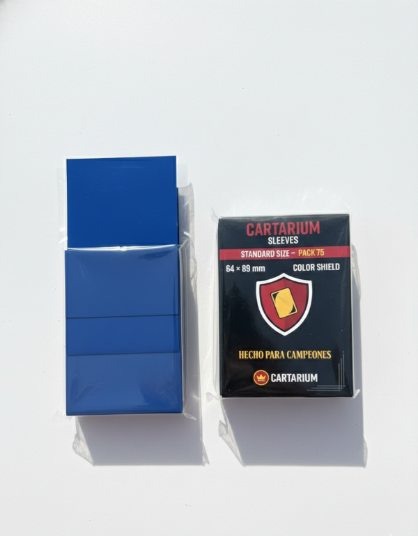 Producto - Sleeves Folios Cartarium Color Azul 64x89 75u TCG Standard MTG