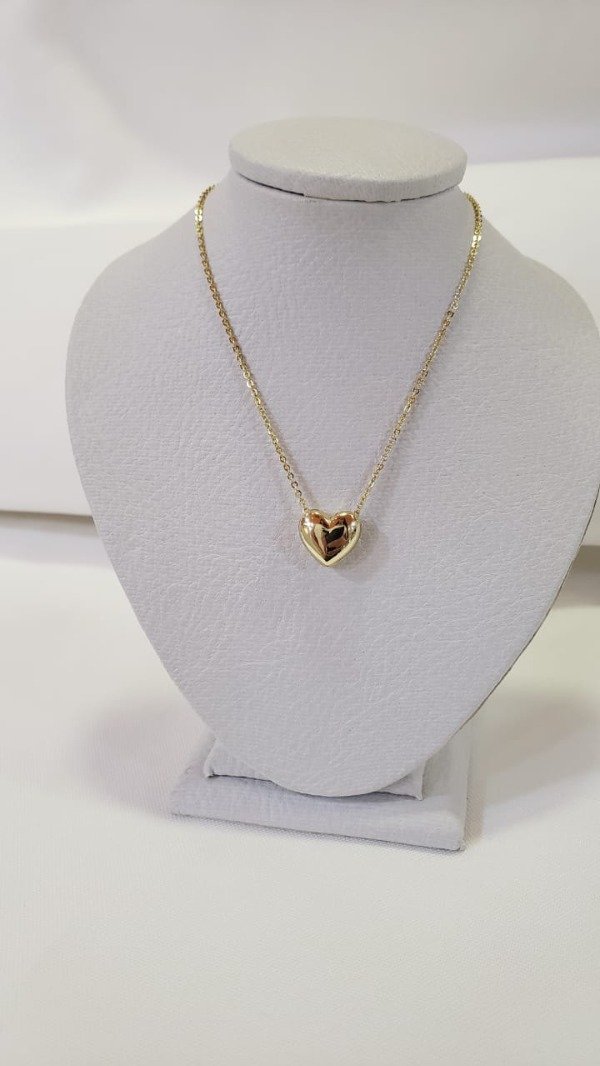 Producto - Conjunto corazon inflado dorado