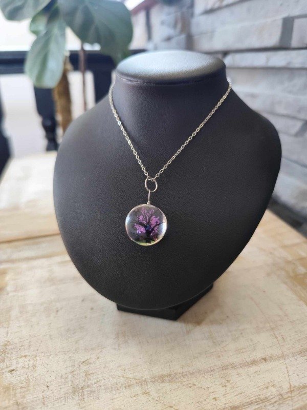 Producto - Collar árbol de la lila. Acero quirúrgico