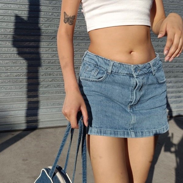 Producto - short pollera de jean