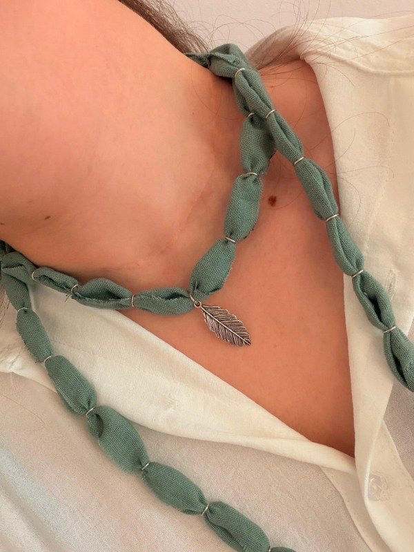 Producto - Collar Arena - Tea hoja - 0