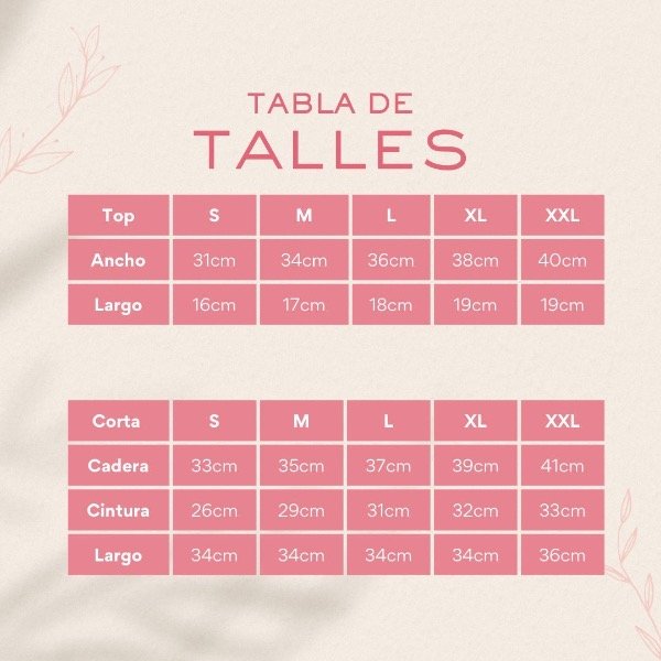 Producto - Medidas set Morley corto