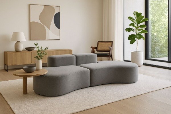 Producto - Sofa curvo 2 cuerpos