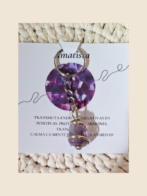 Producto - Llavero amatista